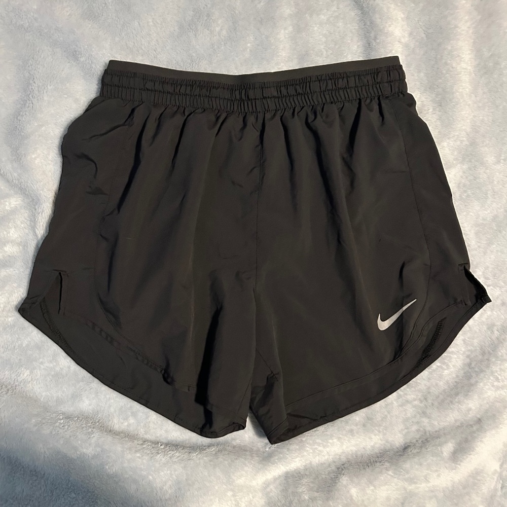Nike Dri-fit Black Lined Running Shorts Womens Small